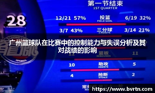 广州篮球队在比赛中的控制能力与失误分析及其对战绩的影响